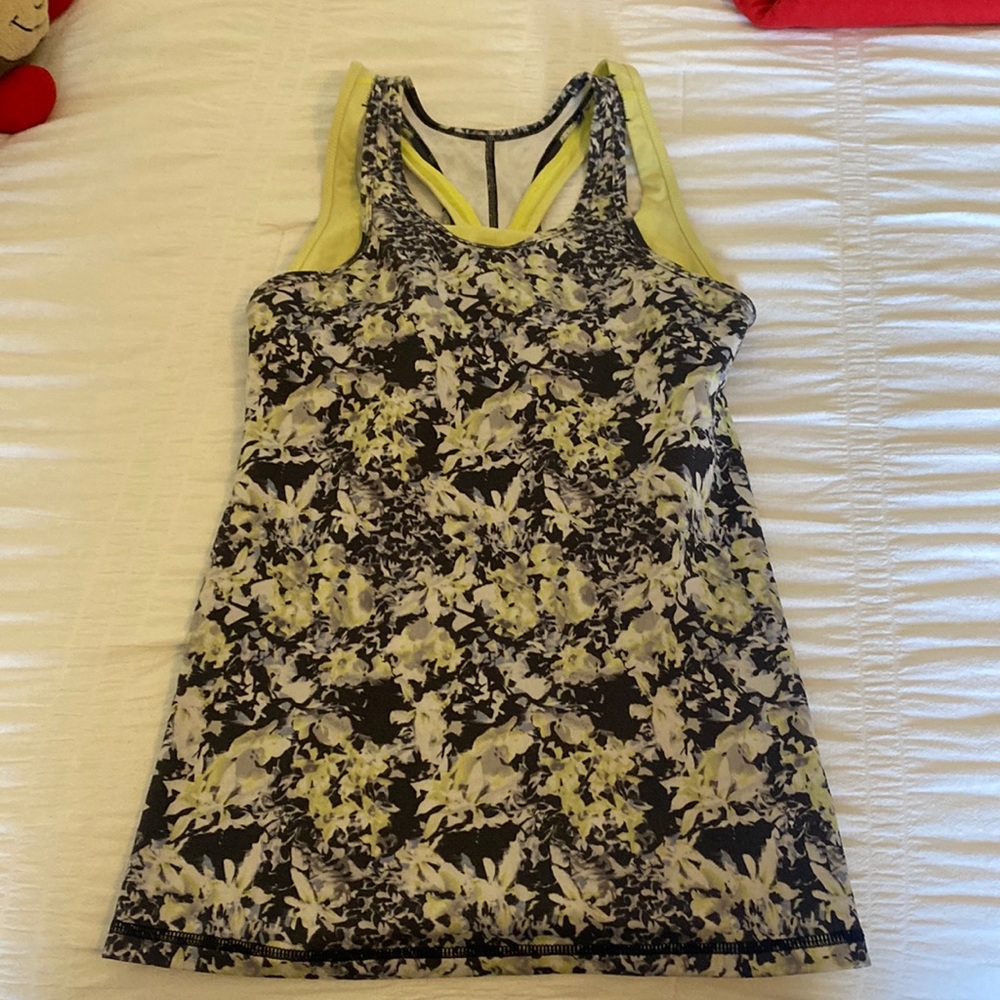 Lululemon Floral Workout Tank